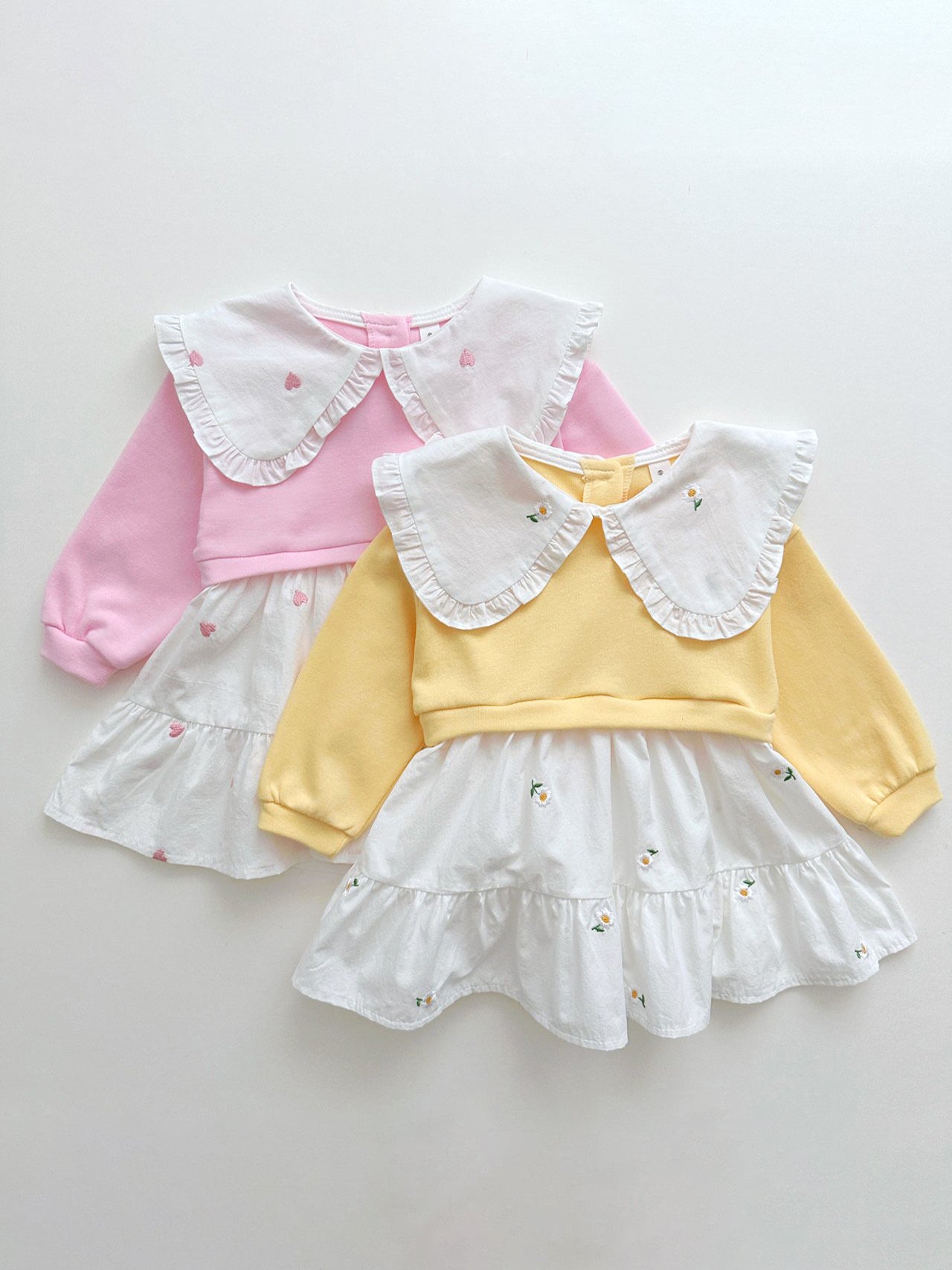 (Yellow, 3-4Y) Sweatshirt Dress
