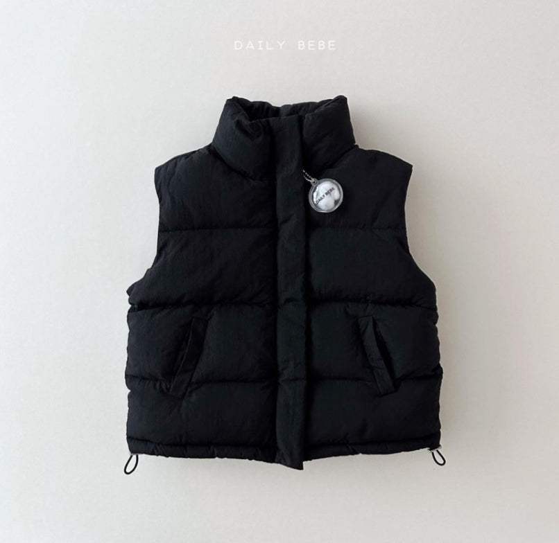 (3-4Y) Two Way Puffer Vest/Jacket