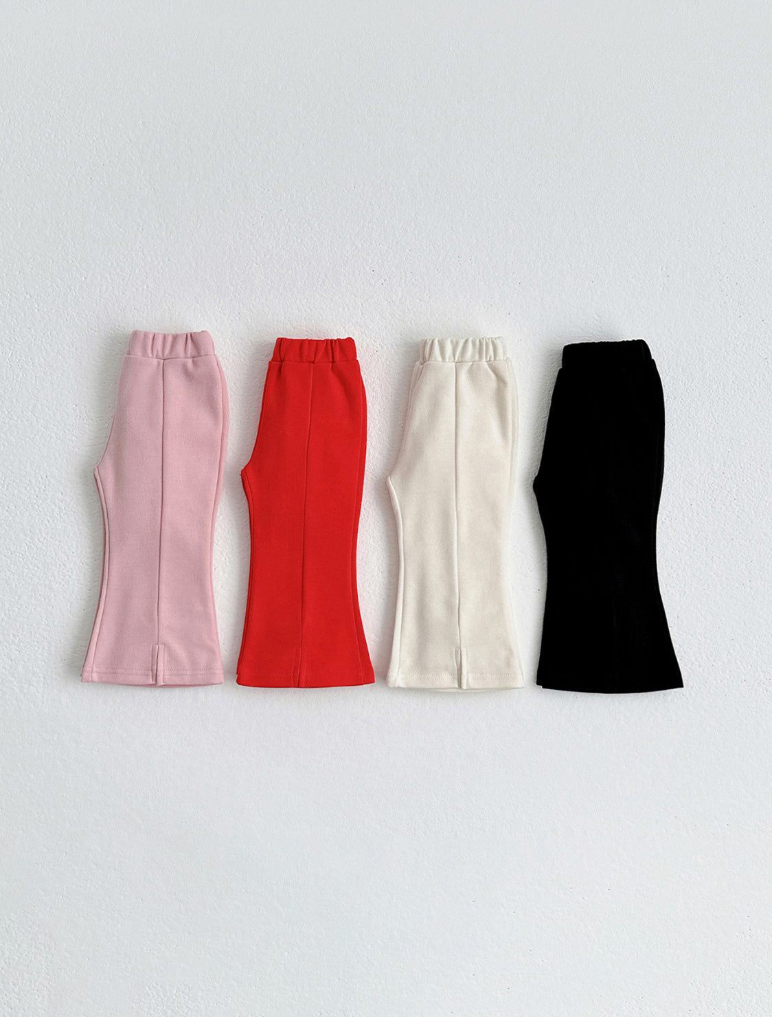 Front Slit Boot-cut Pants