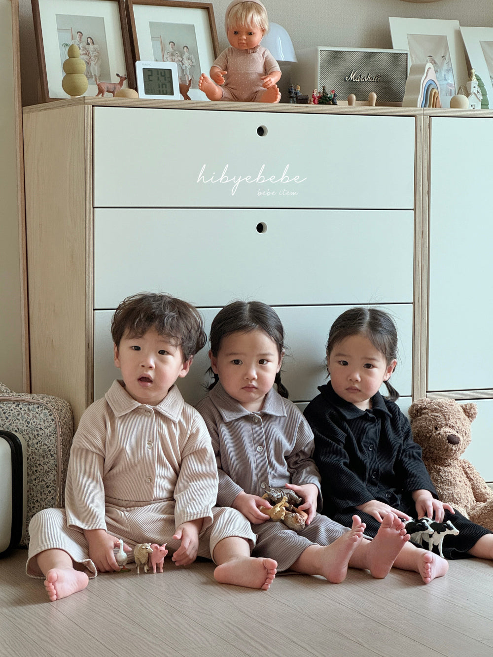Square Collar Top and Bottom Set