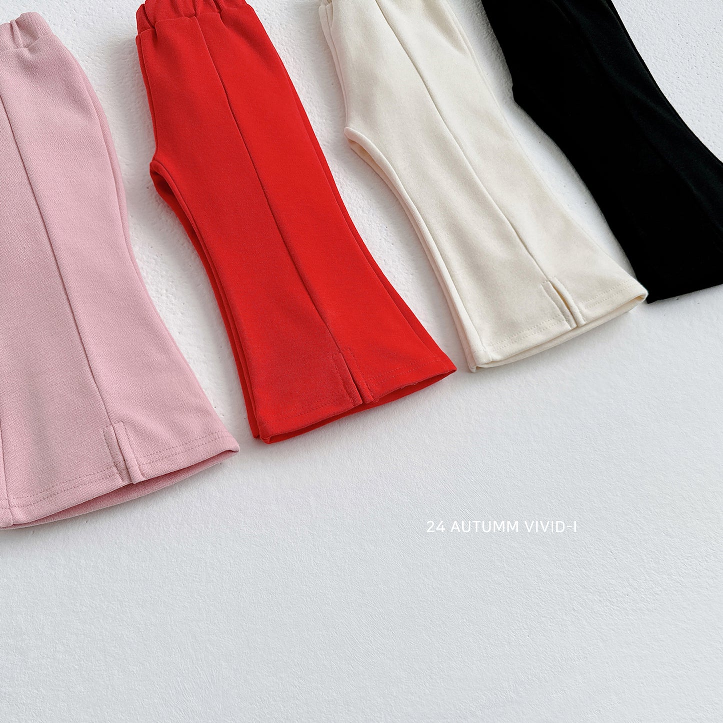 Front Slit Boot-cut Pants