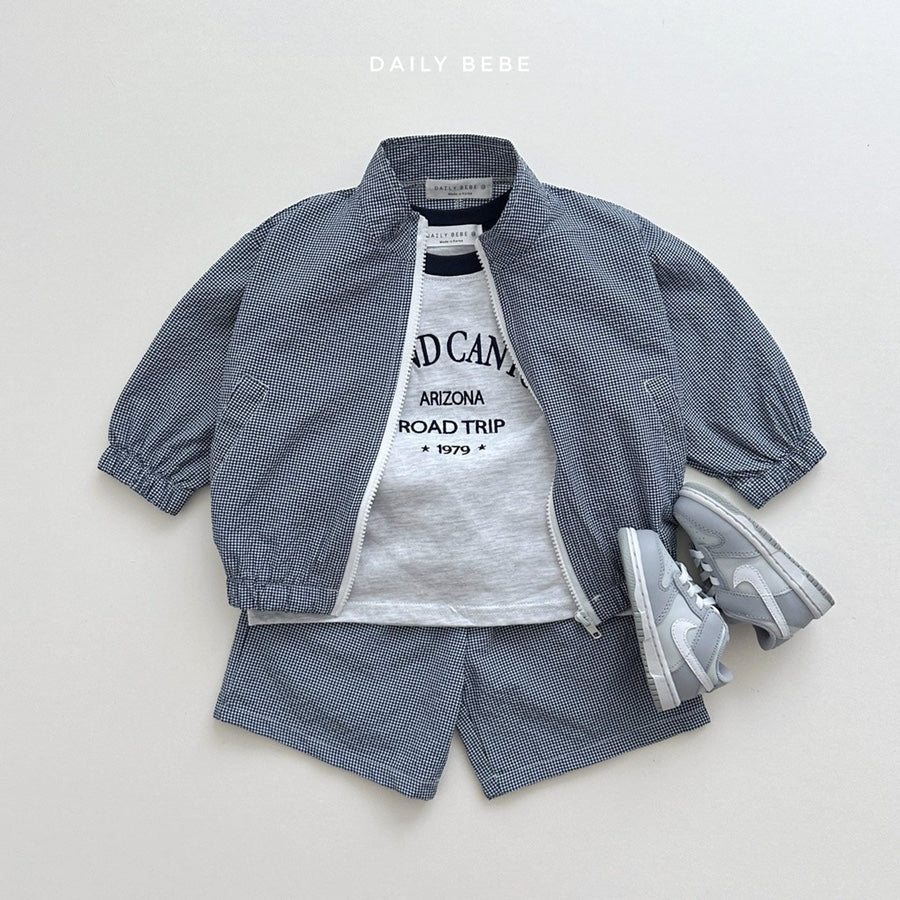 (2-3Y) Summer Windbreaker 2pc Set