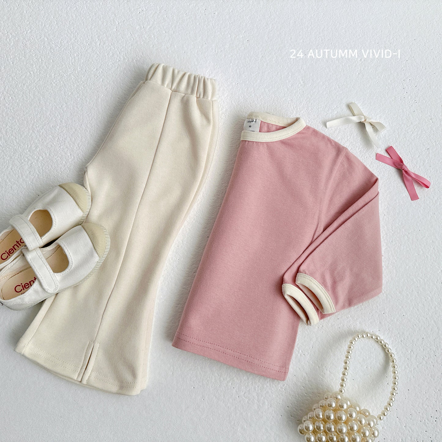Front Slit Boot-cut Pants