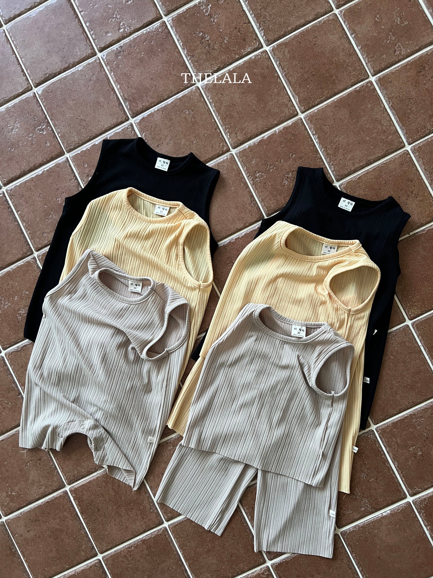 (6-12m) Pleated 2pc Set