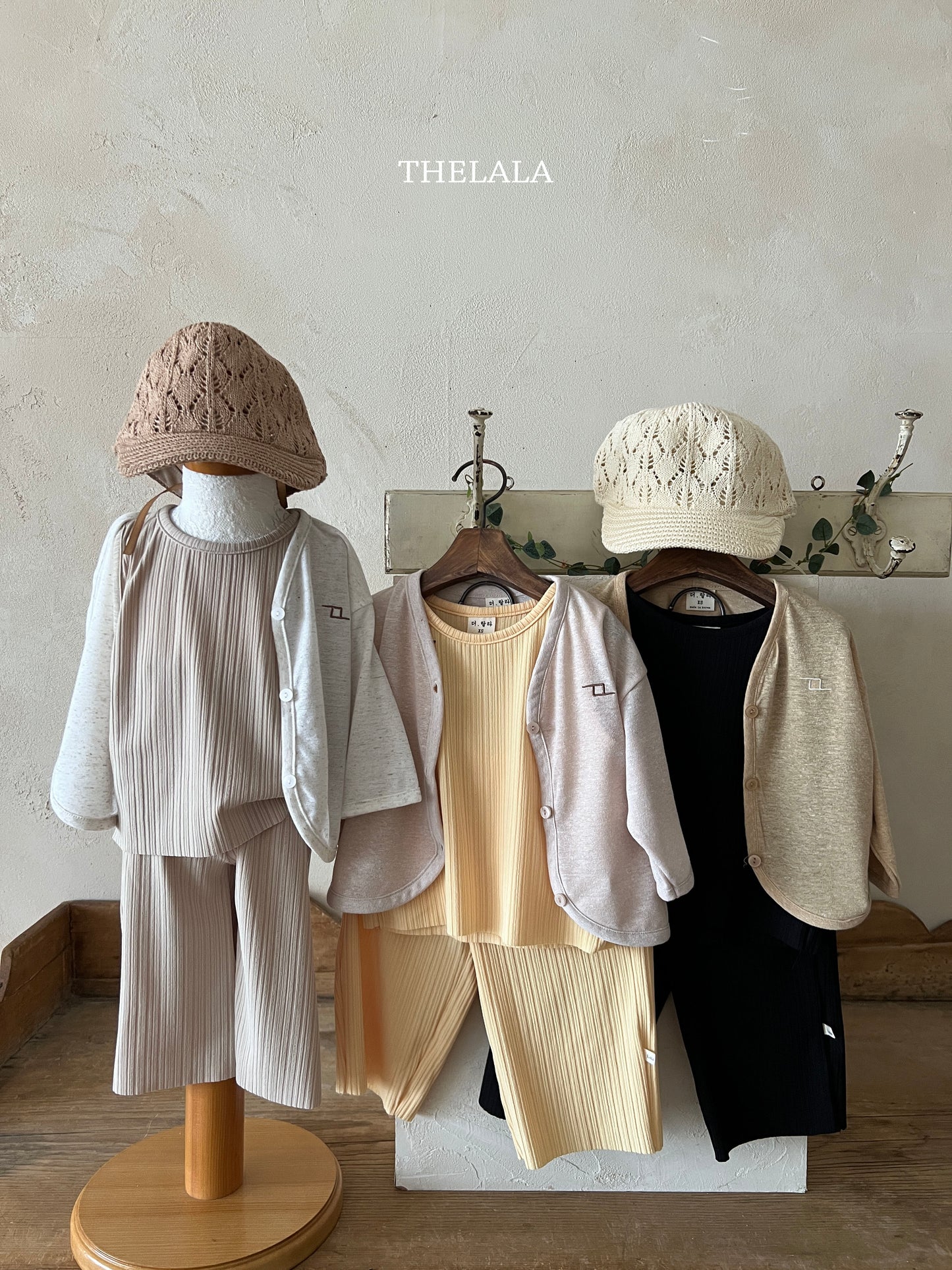 (6-12m) Pleated 2pc Set