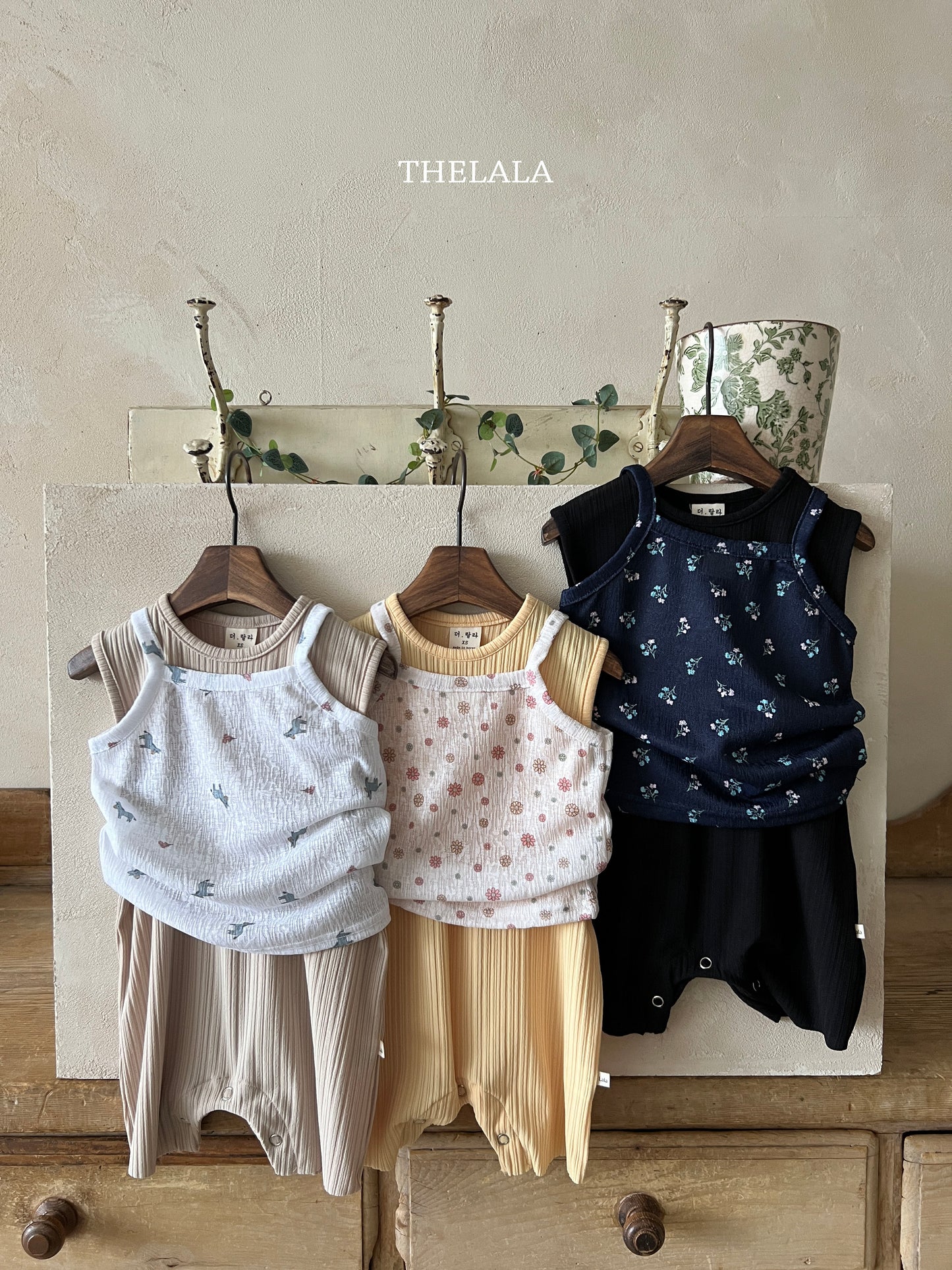 (6-12m) Pleated 2pc Set