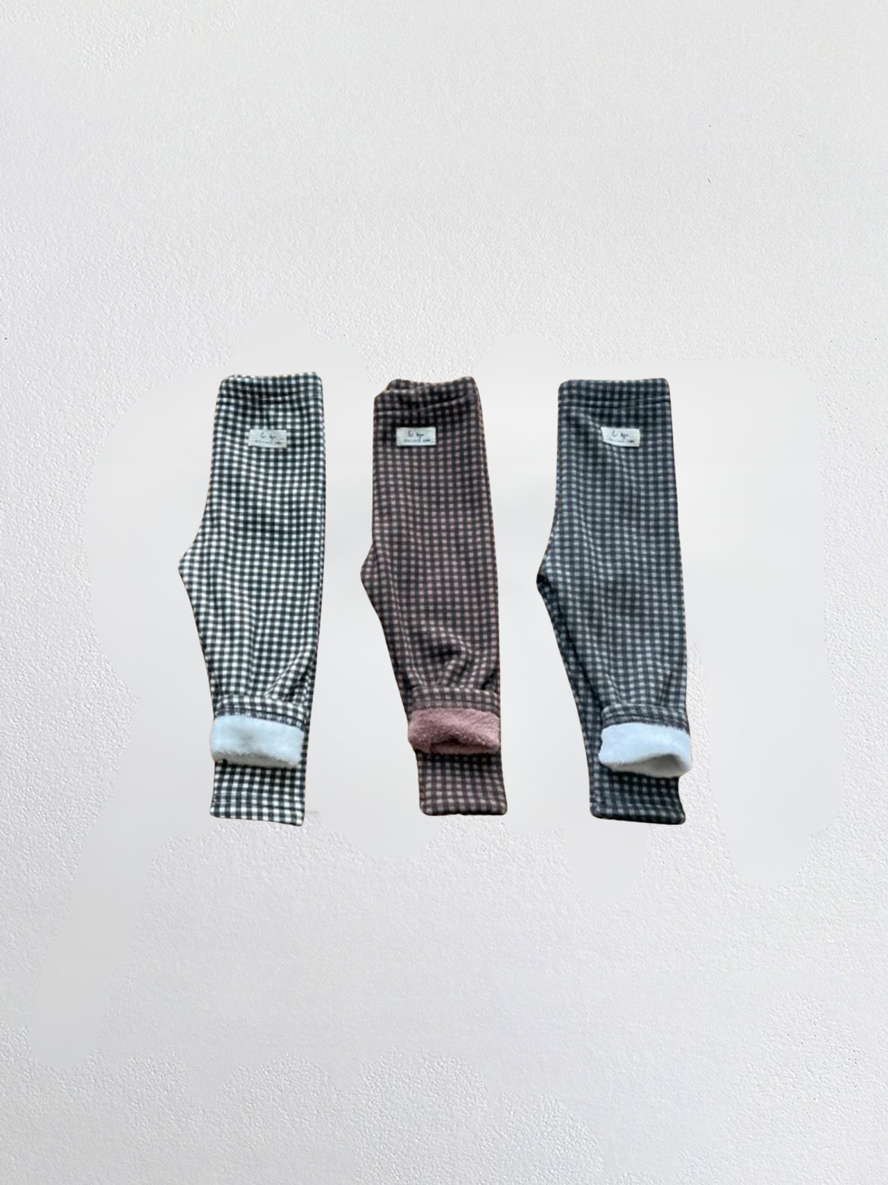Mink Checker Leggings