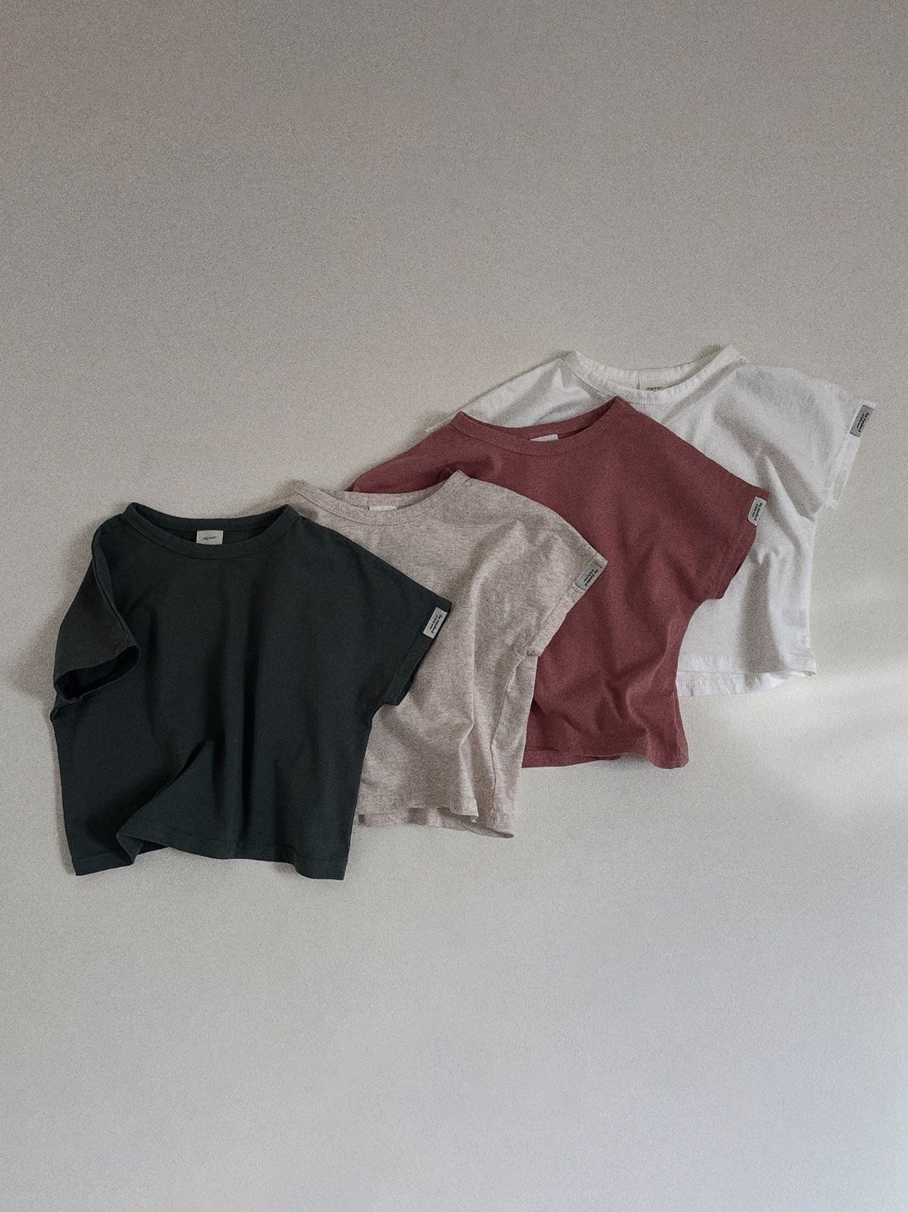 (1-2Y) Short Sleeve Natural Tee