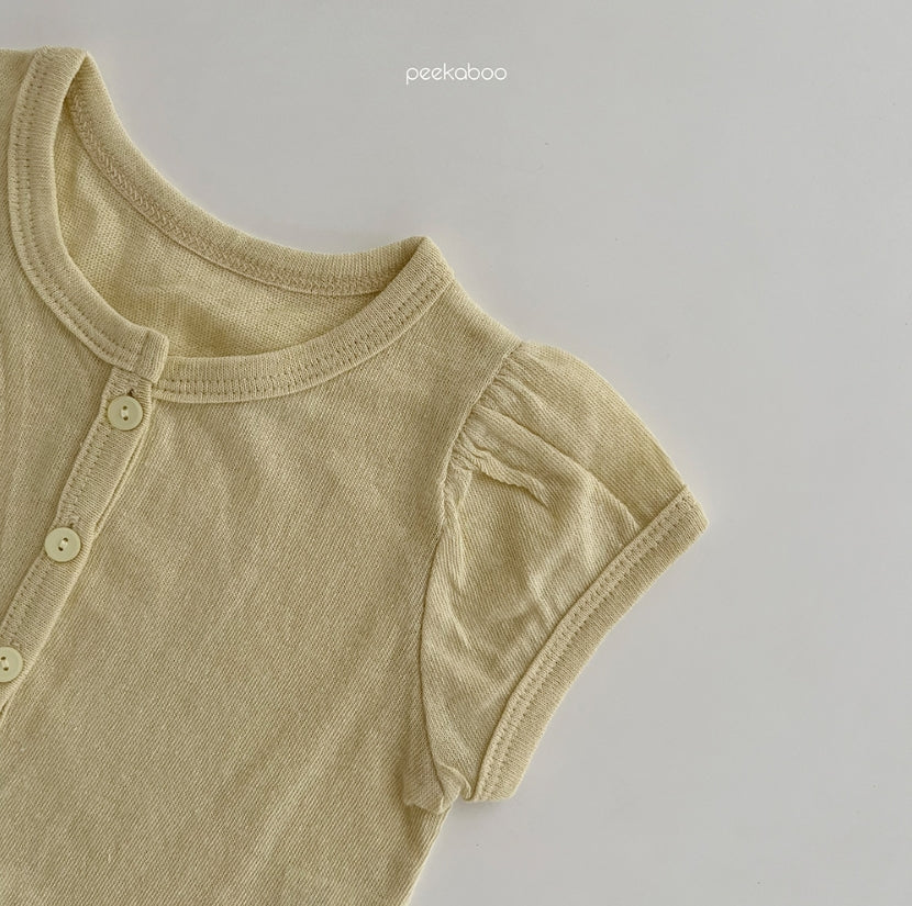 (1-5Y) Peekaboo Ballon Cardigan