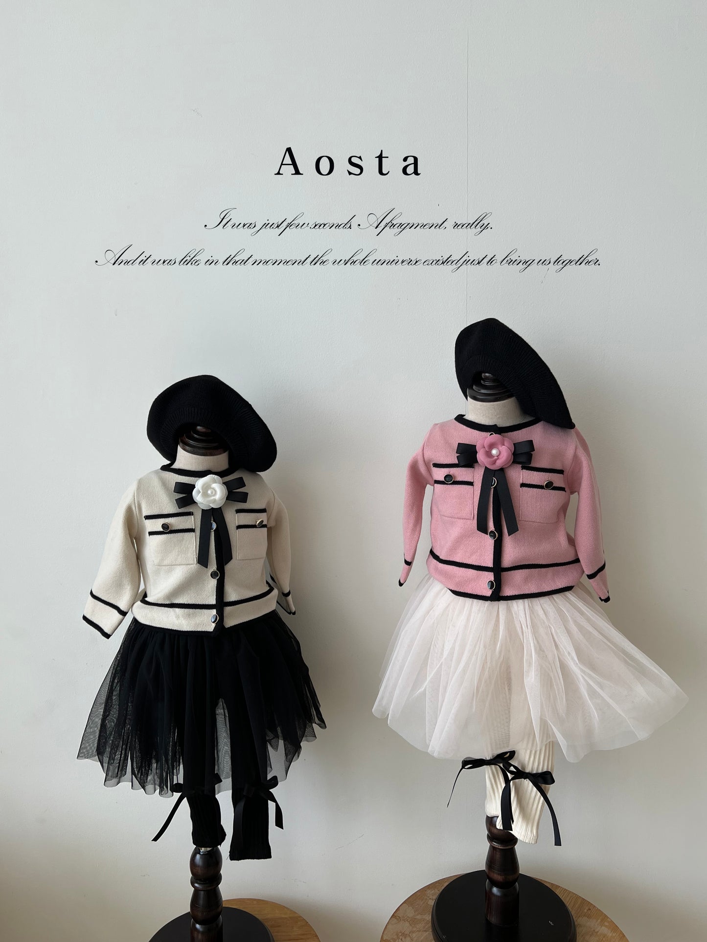 (Pink, 0-2Y) Aosta Coco Cardigan