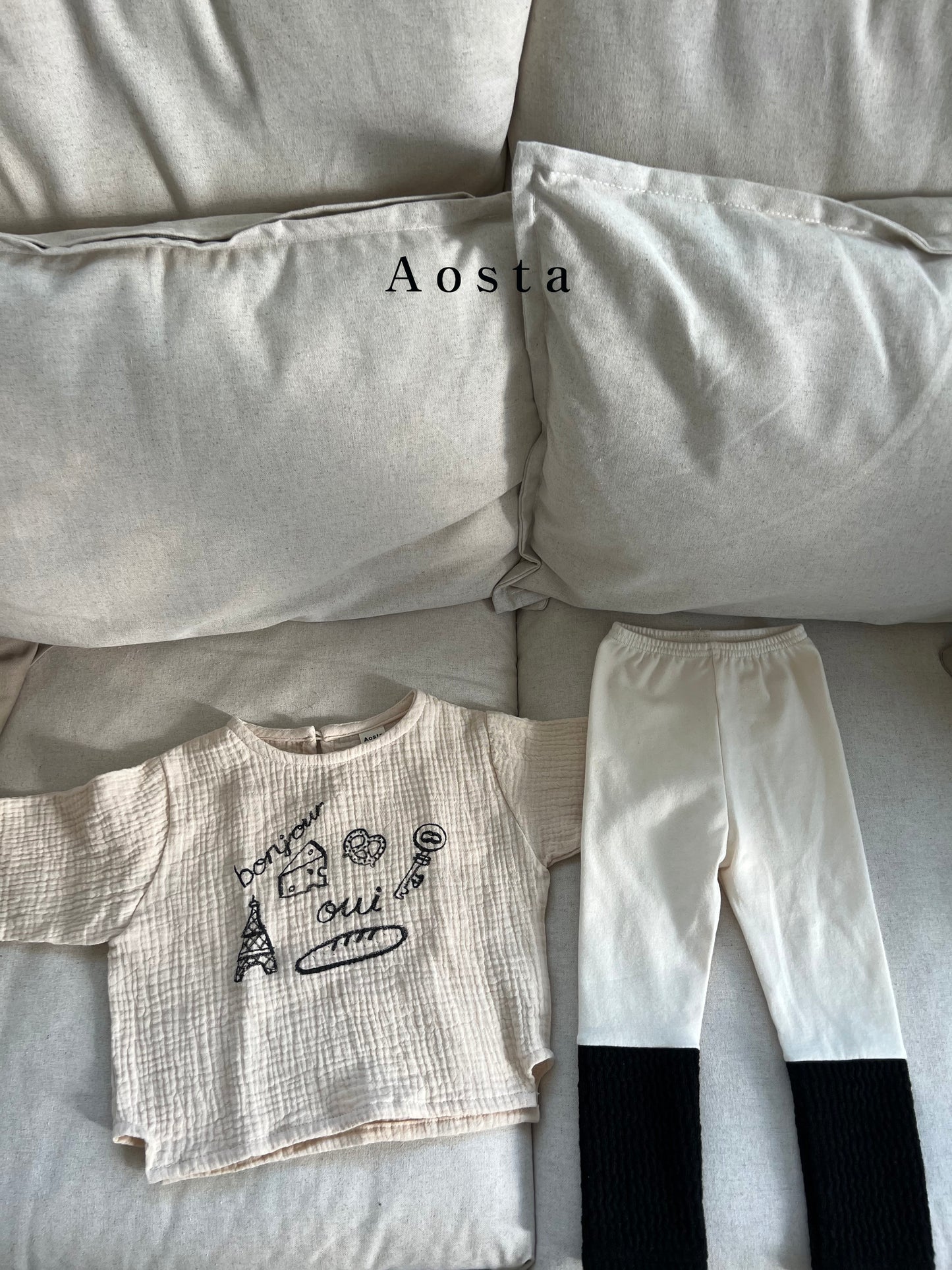 (4-5Y) Aosta Color Block Leggings
