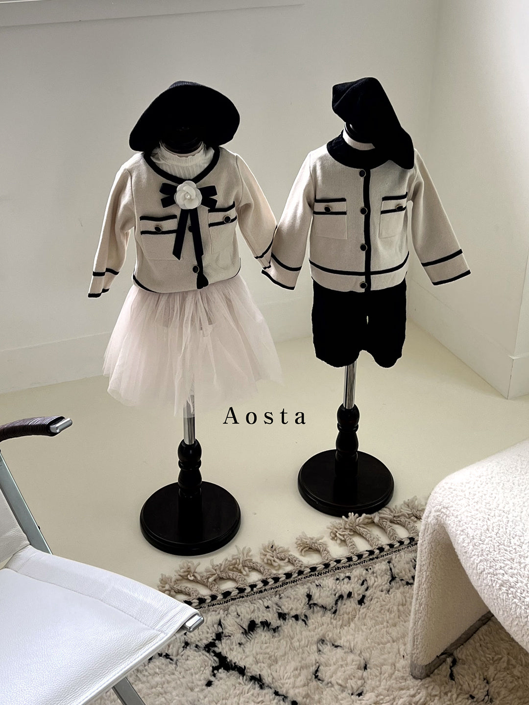 (Pink, 0-2Y) Aosta Coco Cardigan