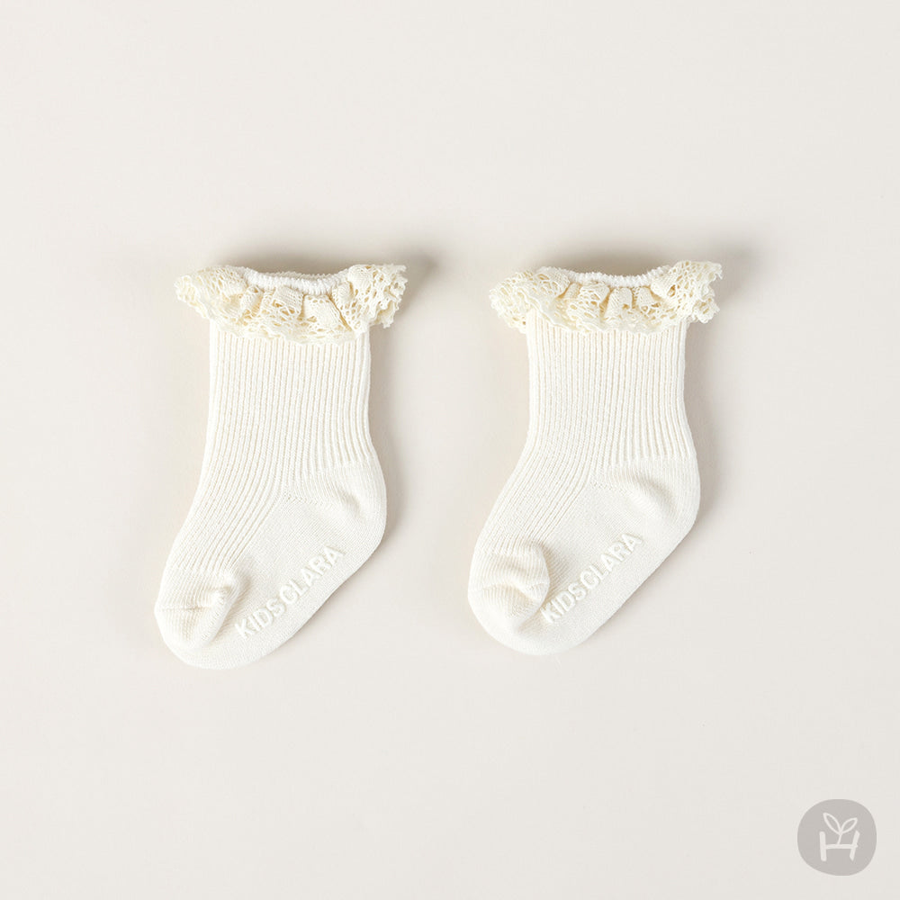 J Lace Crew Socks
