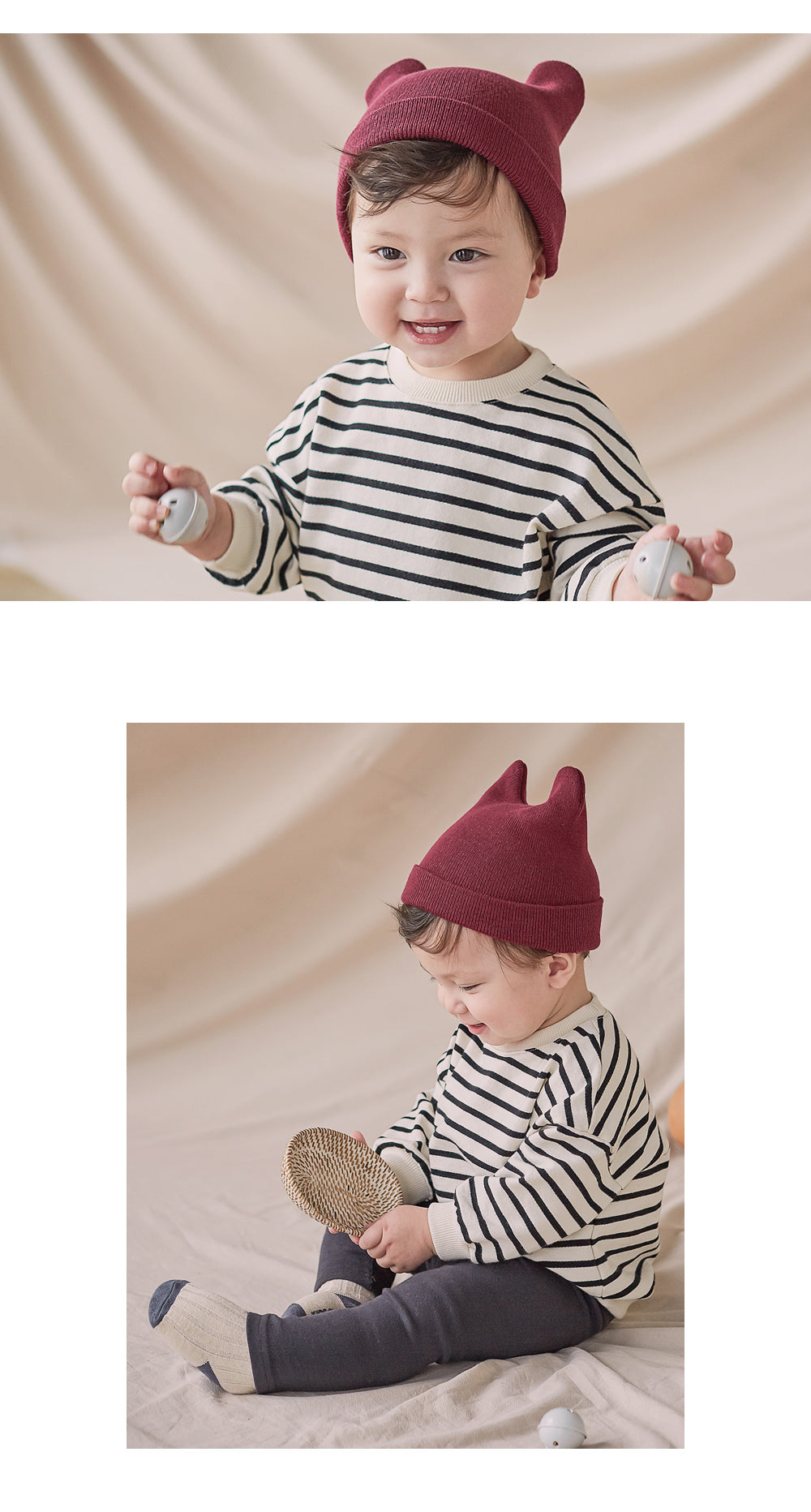 (6-24m) Cotton Devil Beanie