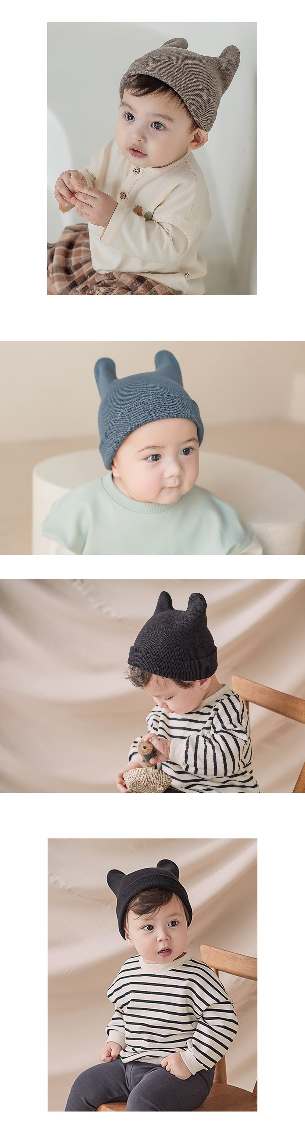 (6-24m) Cotton Devil Beanie