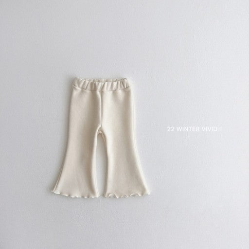 (1-3Y) Lettuce Hem Flare Pants