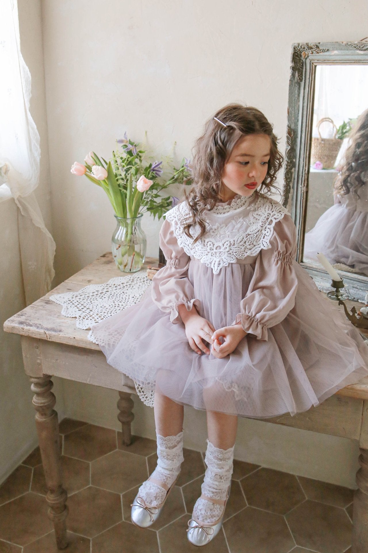 (2-3, 4-5Y) Melina Dress