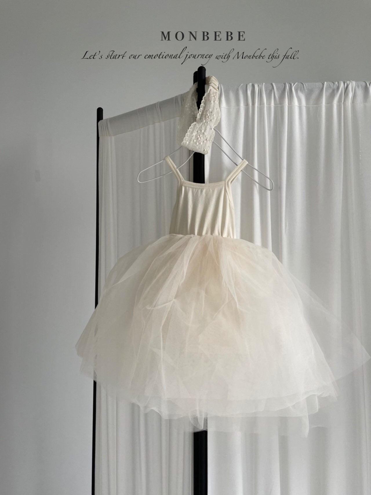 (White, 4-5Y) Monbebe Tutu Dress