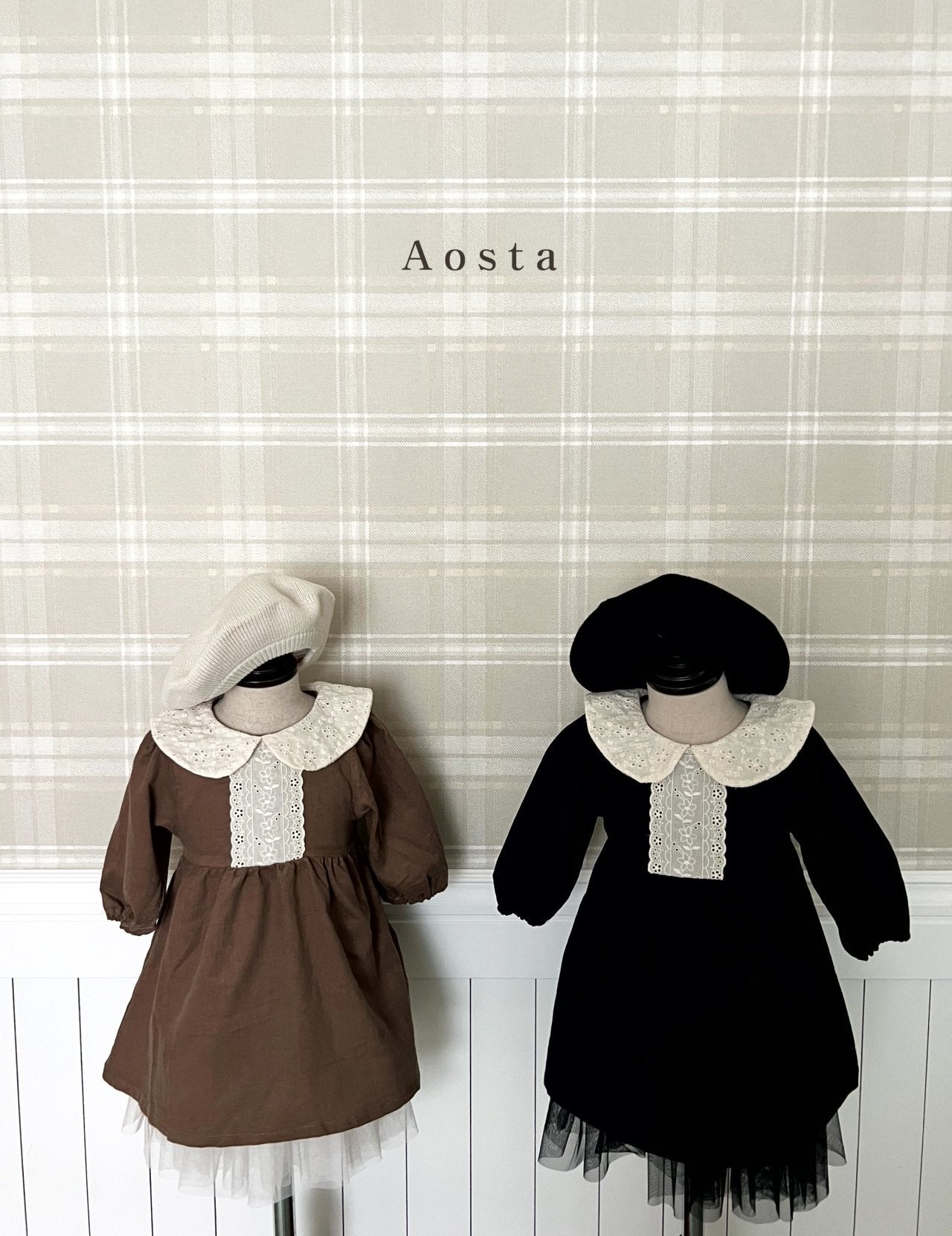 (Mocha, 4-5Y) Aosta Coin de Dress
