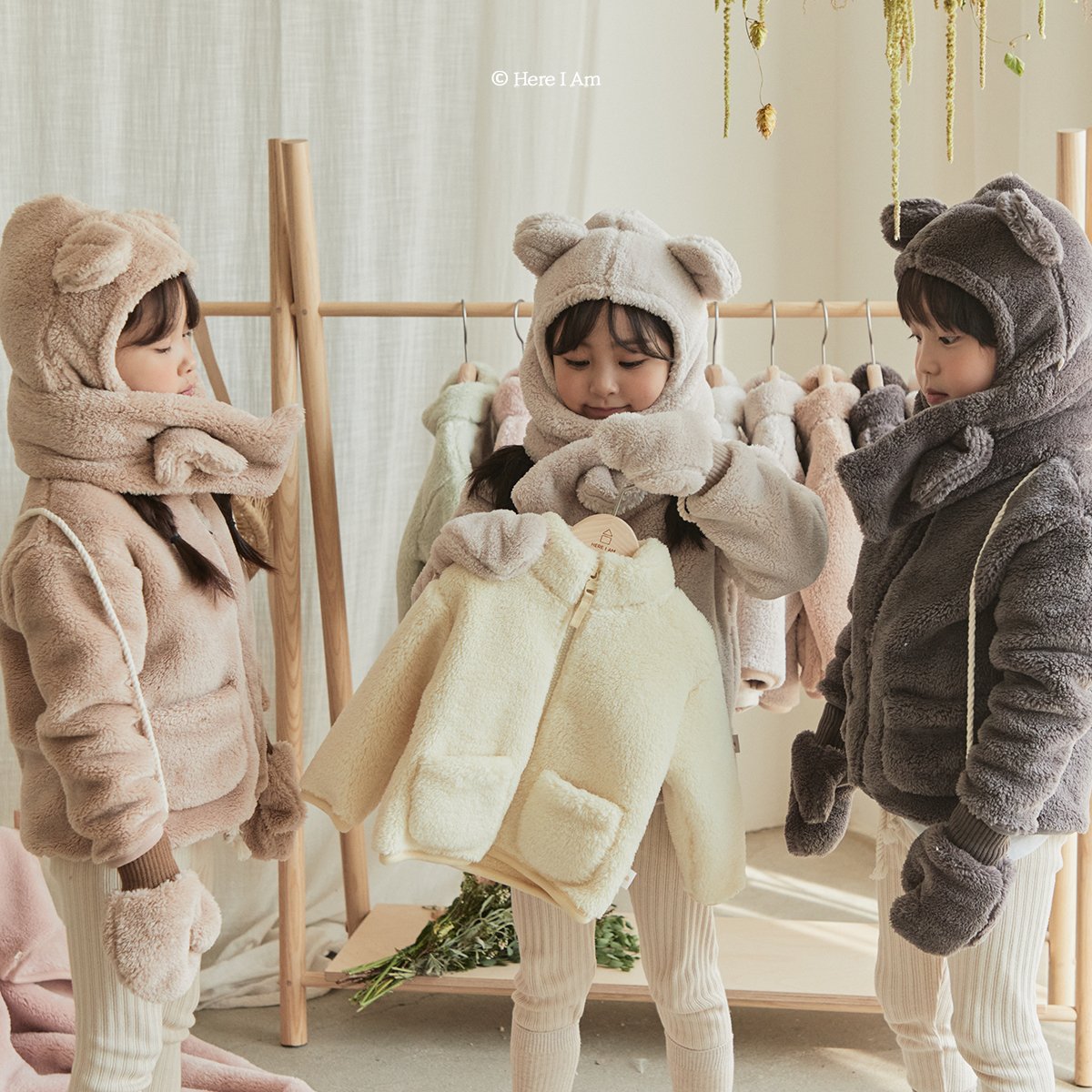 (Creme Yellow, 3-4Y) Kinder Fleece Jacket