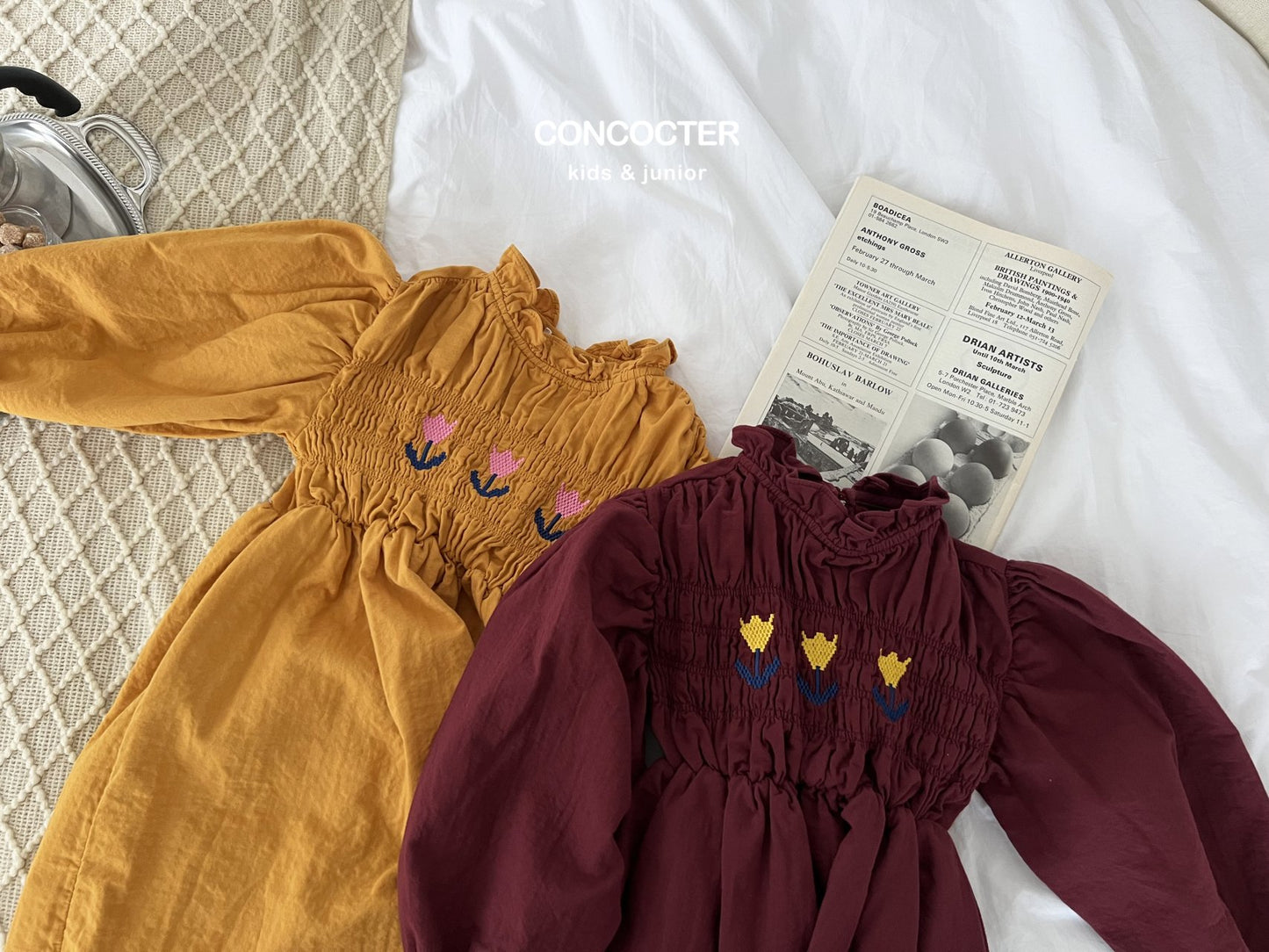 (3-6Y) Smoked Tulip Dress