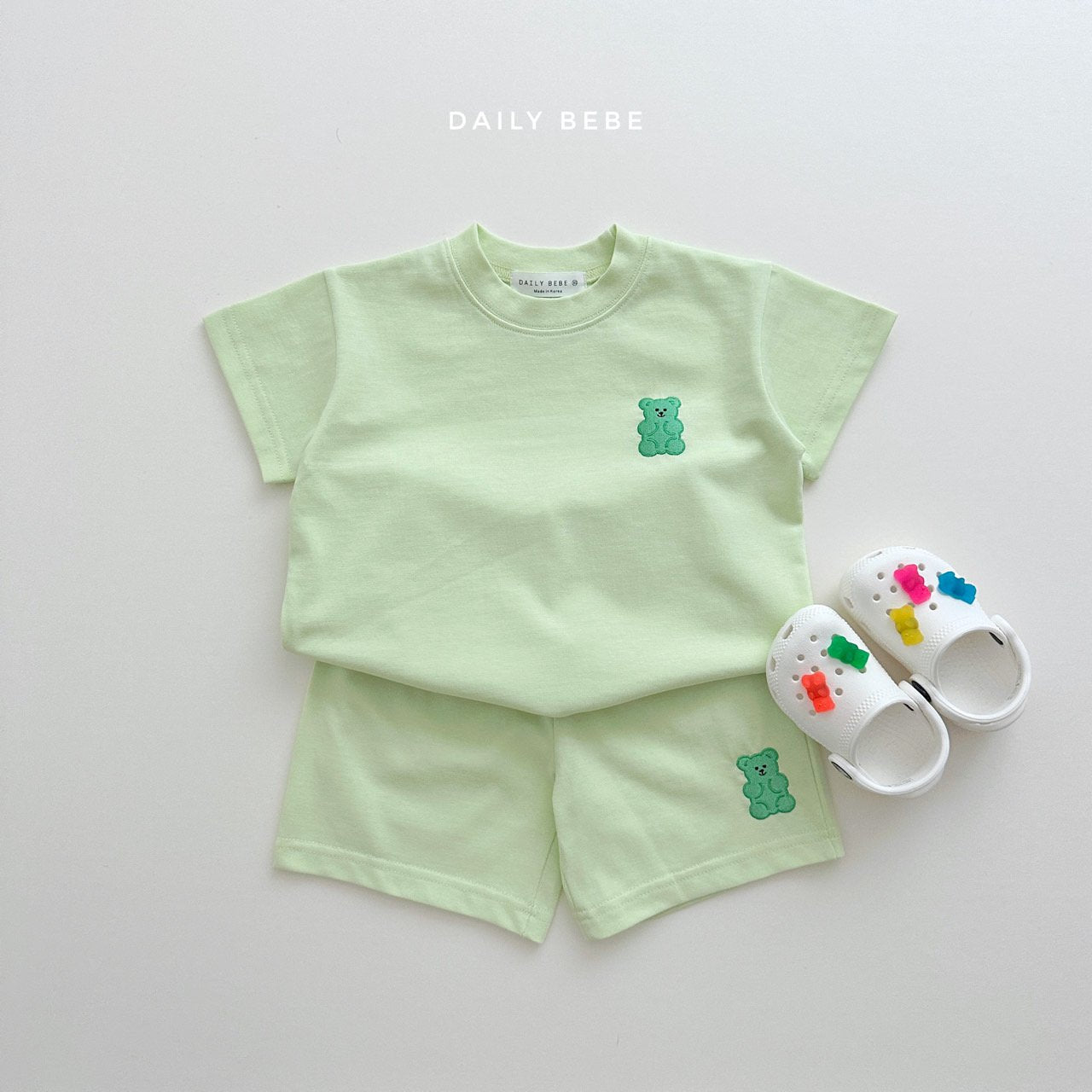 (5-6Y) Jelly Bear 2pc Set