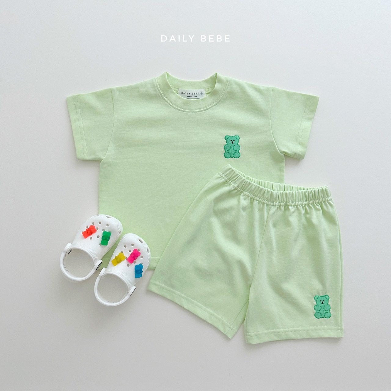 (5-6Y) Jelly Bear 2pc Set