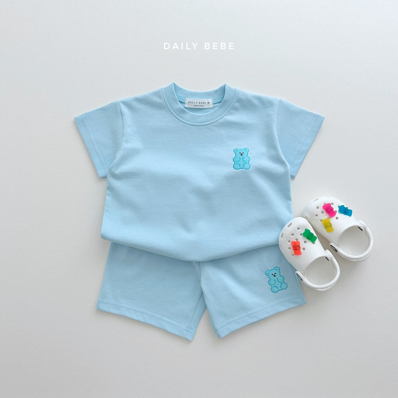 (5-6Y) Jelly Bear 2pc Set