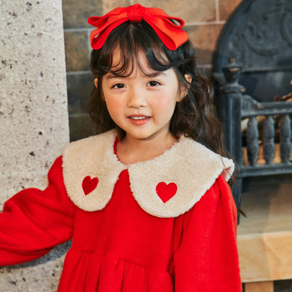 Red Bow Headband