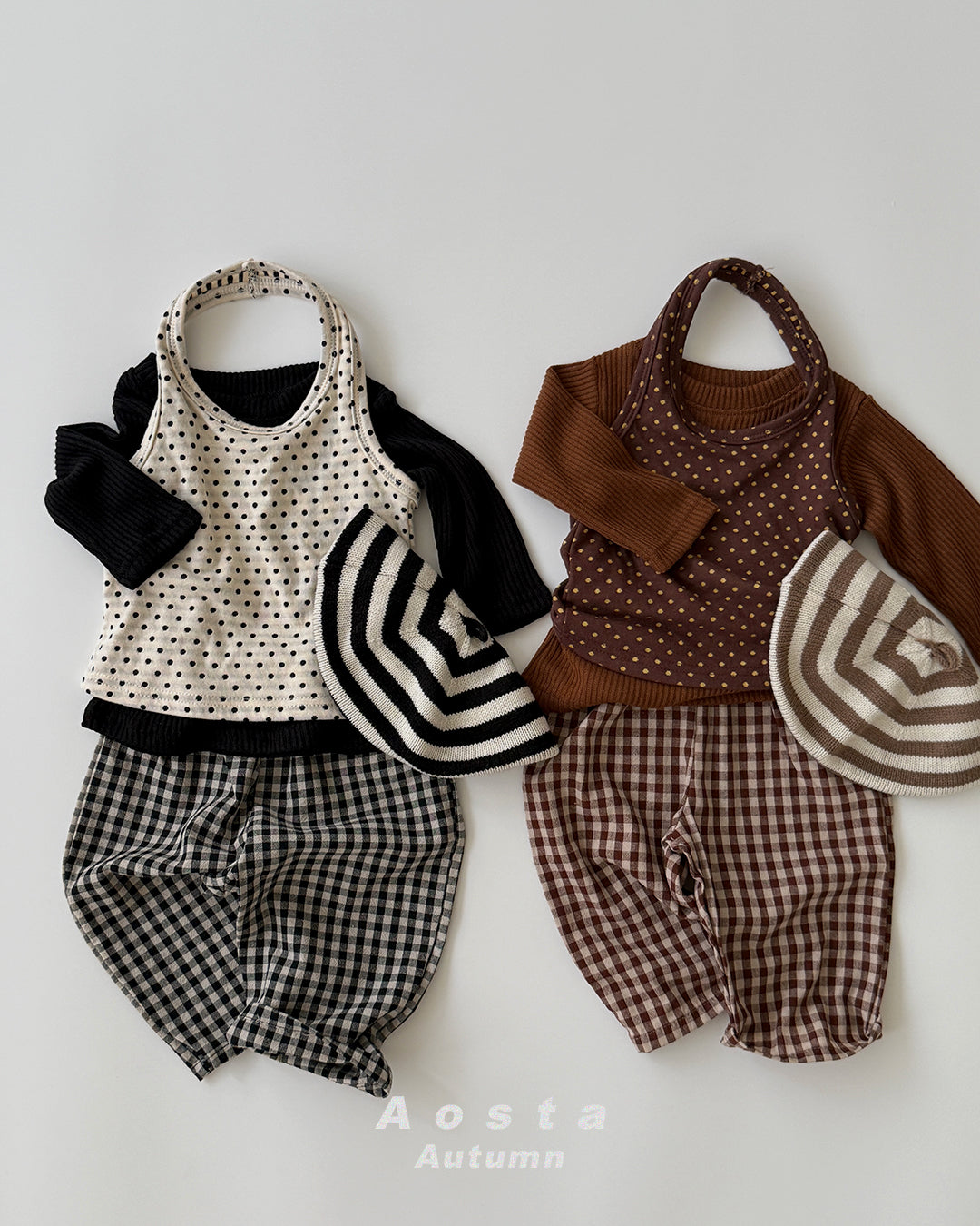 [Preorder] Caramel Check Pants