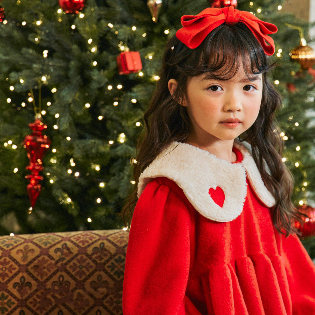 Red Bow Headband