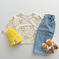 (2-3Y) Smile Pattern Long Sleeve Tee