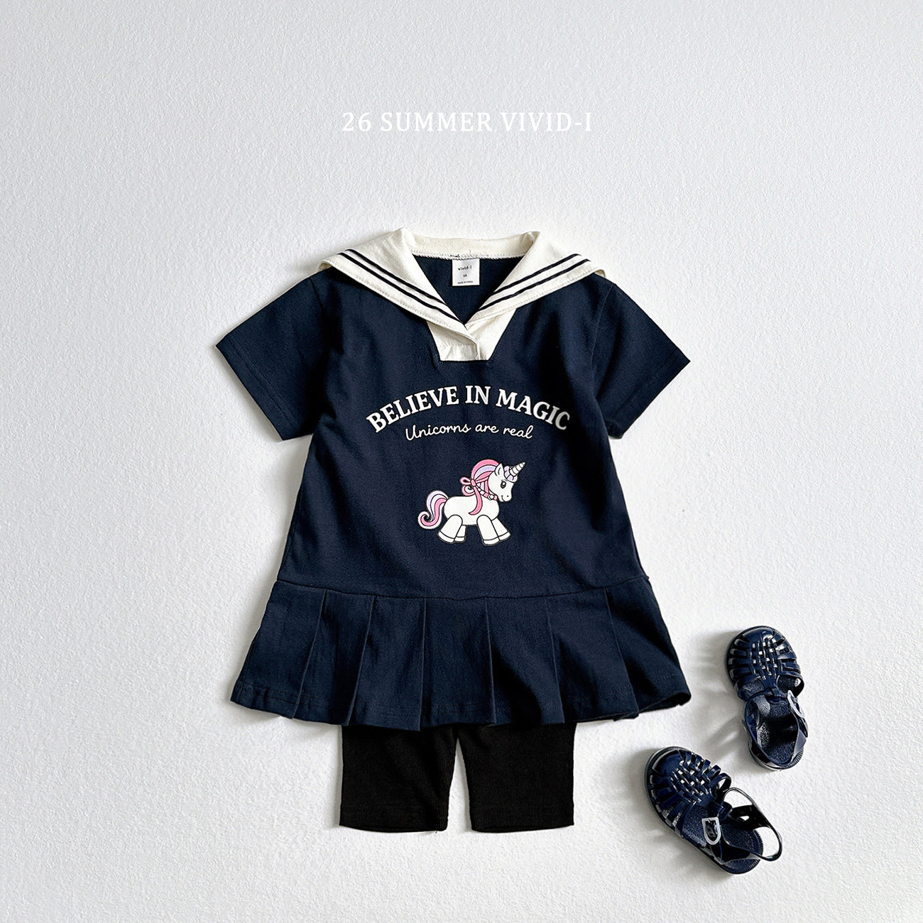 [Preorder] Unicorn Sailor Collar Dress