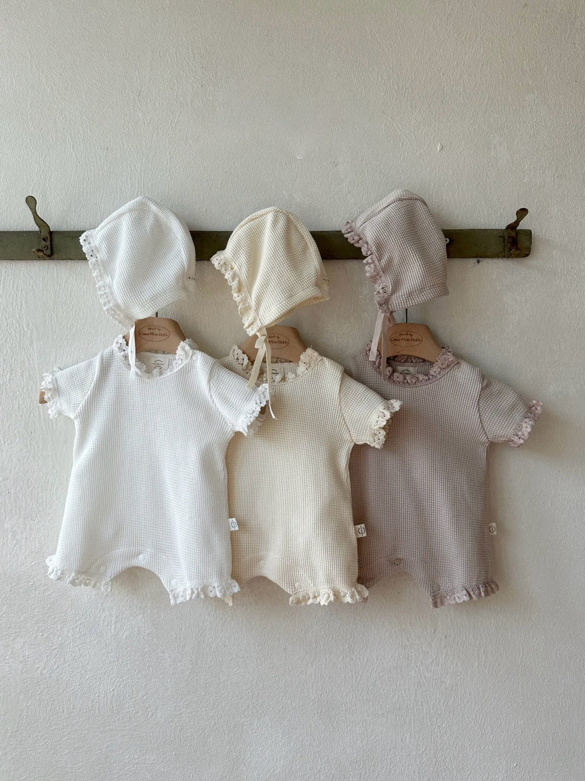 Waffle Bodysuit Set