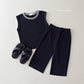 [Preorder] Contrast Pleated Set