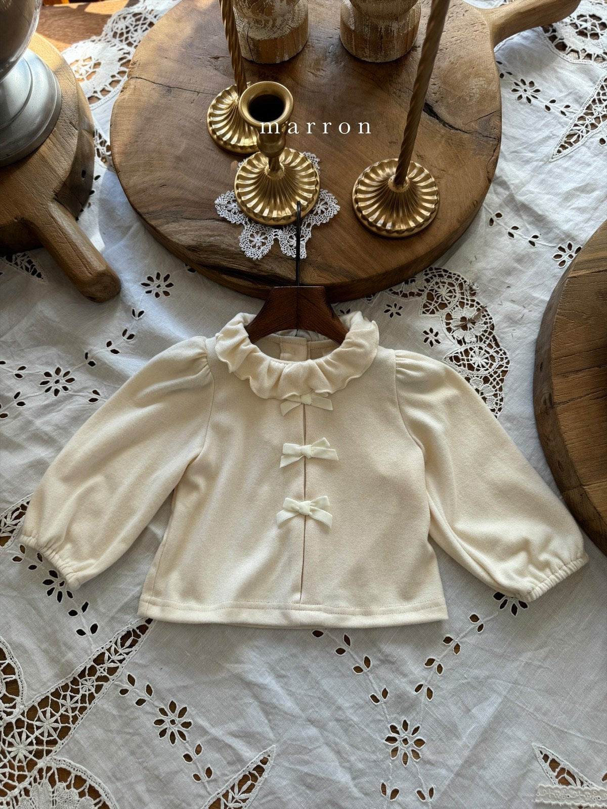 [Preorder] Ribbon Frill Bodysuit / Tee