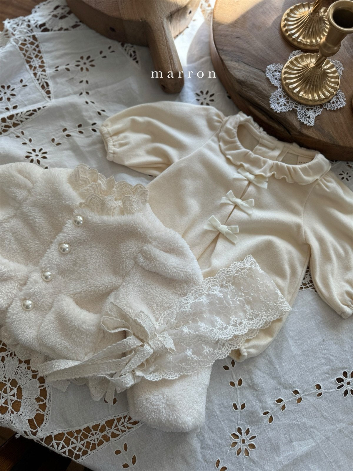 [Preorder] Ribbon Frill Bodysuit / Tee