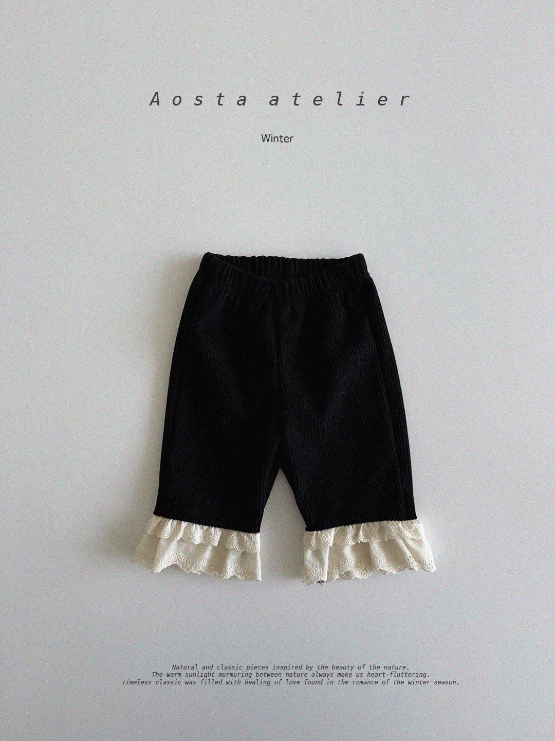 [Preorder] Corduroy Frill Pants