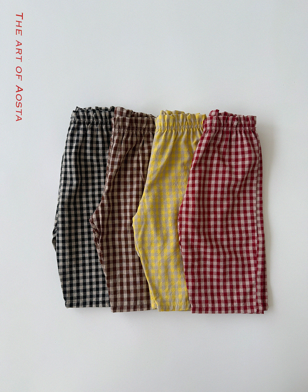 [Preorder] Caramel Check Pants