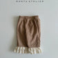 [Preorder] Corduroy Frill Pants