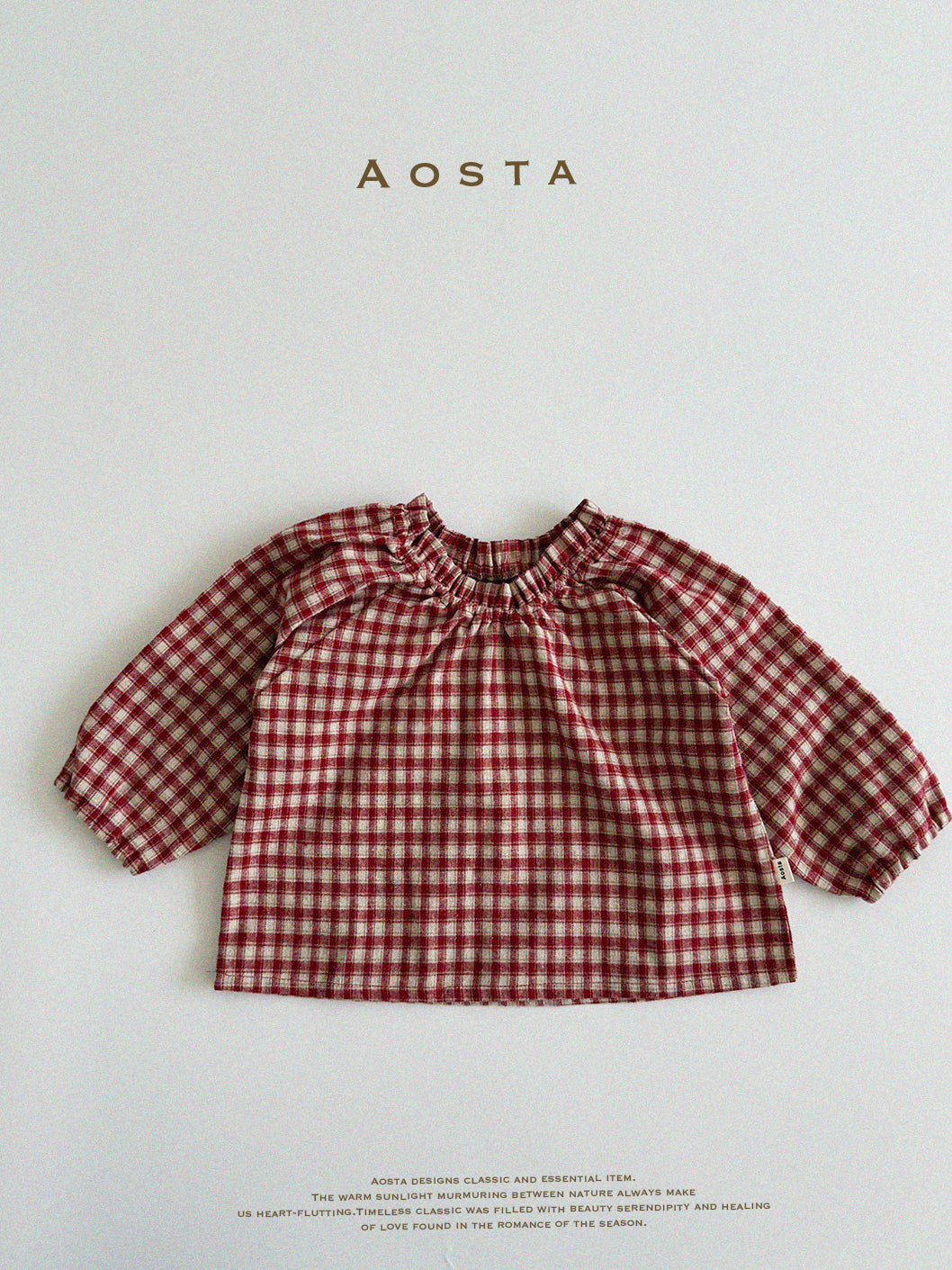 [Preorder] Le Check Blouse