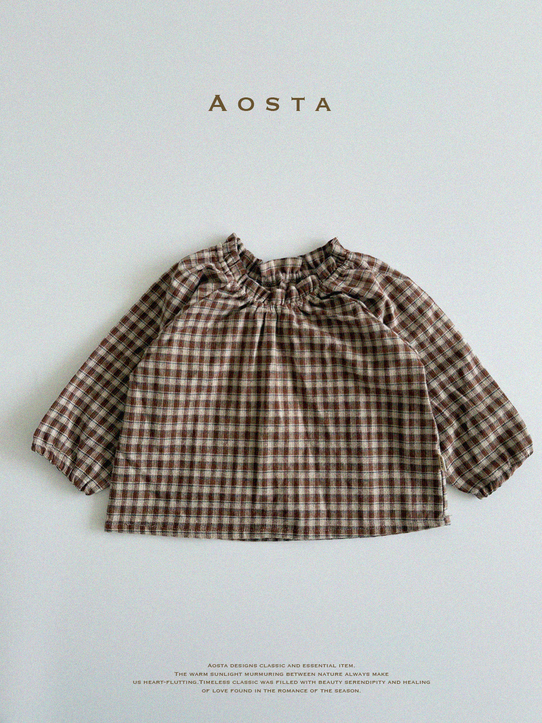 [Preorder] Le Check Blouse