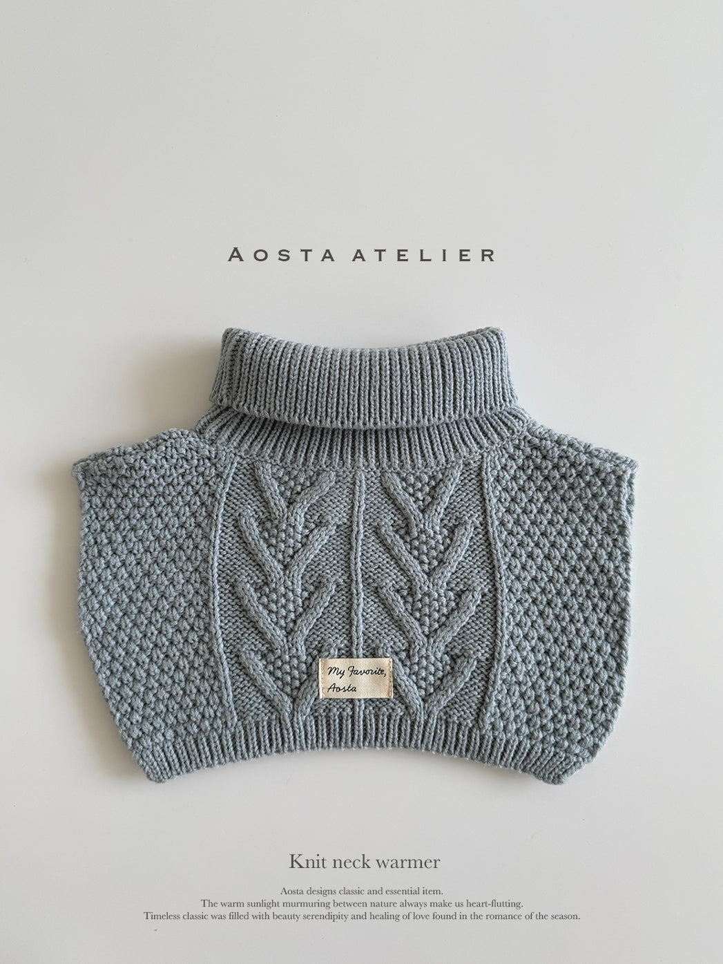 [Preorder] Knit Neck Warmer