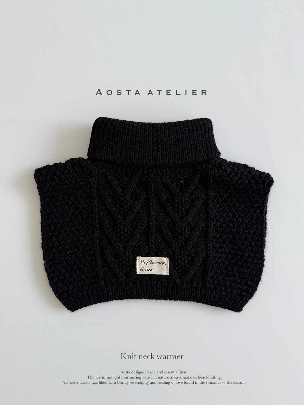 [Preorder] Knit Neck Warmer