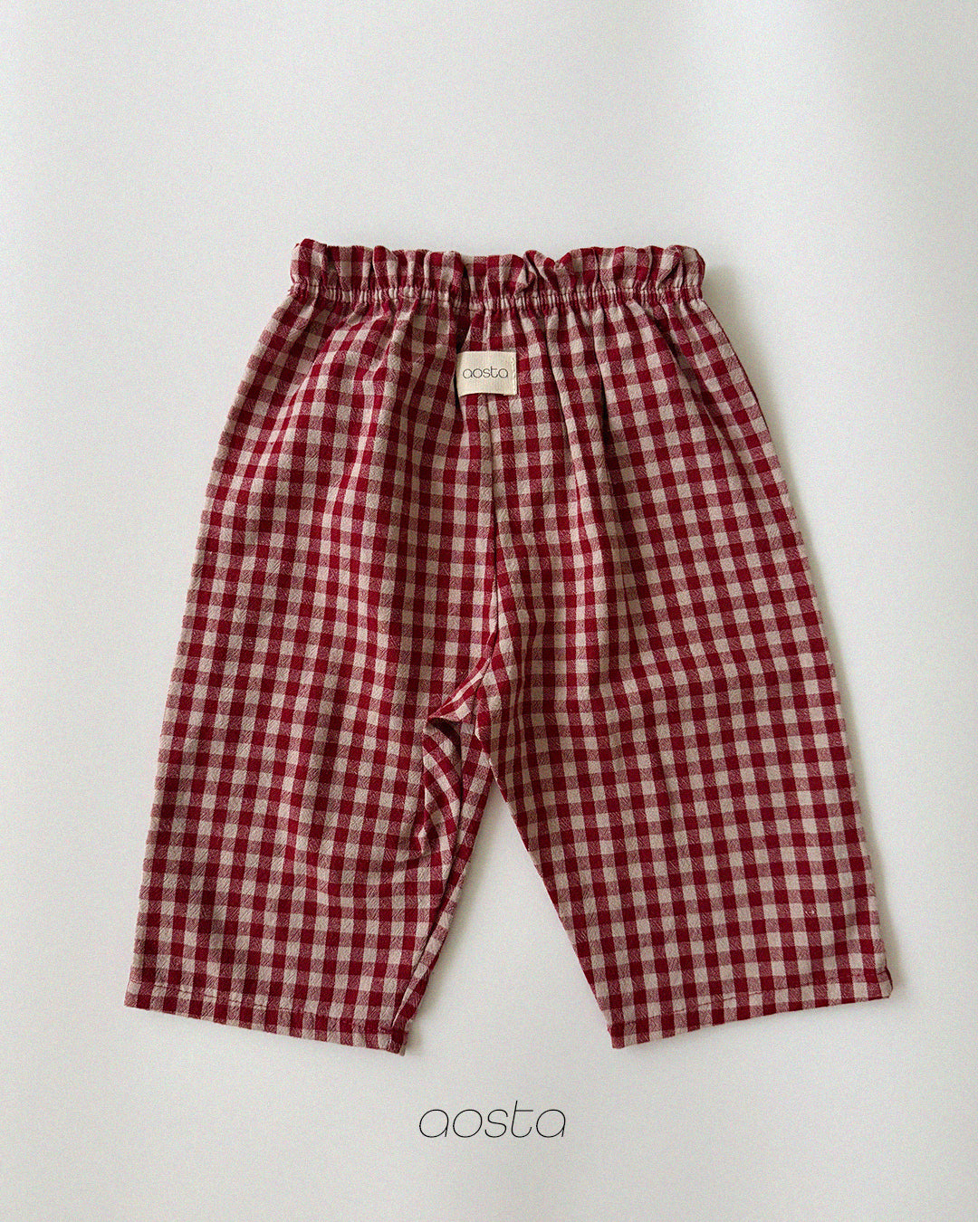 [Preorder] Caramel Check Pants
