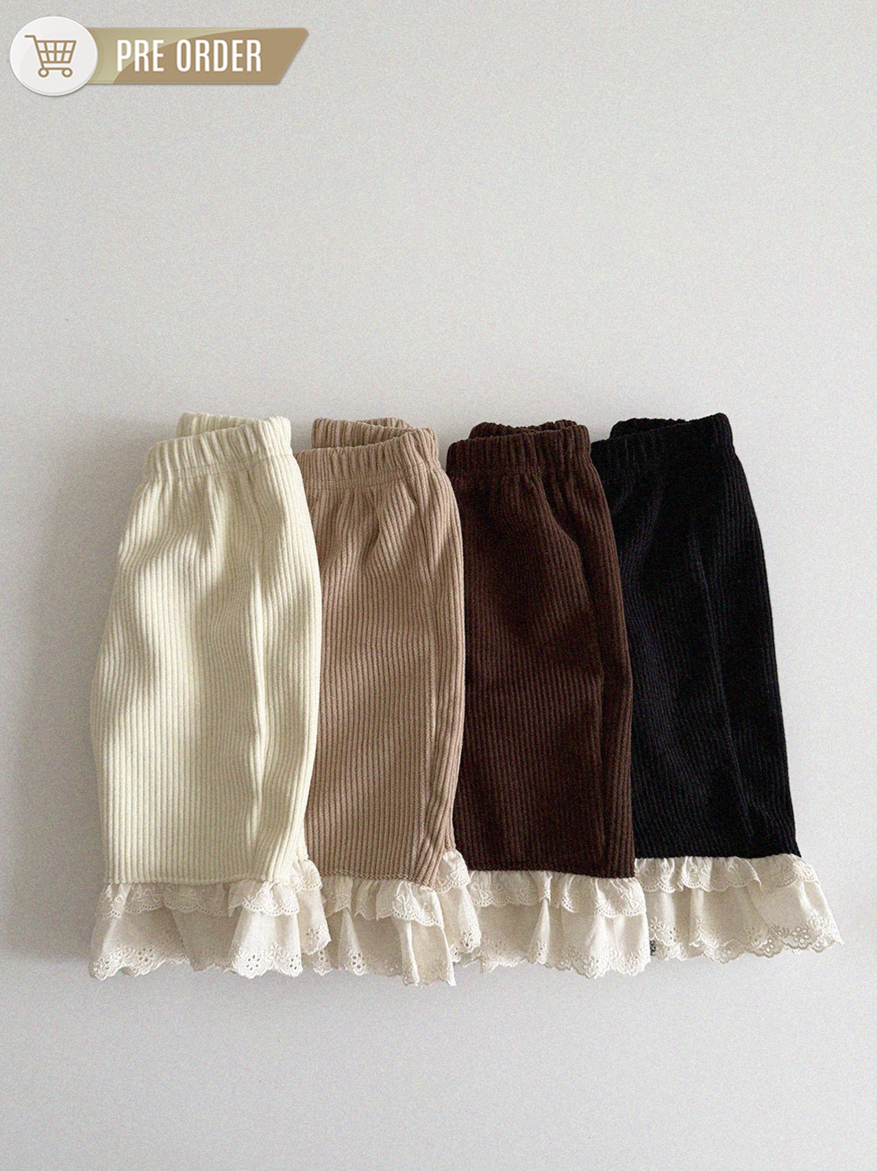 [Preorder] Corduroy Frill Pants