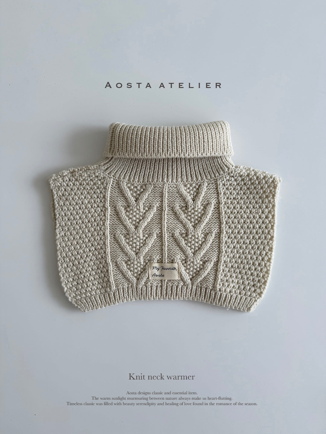 [Preorder] Knit Neck Warmer