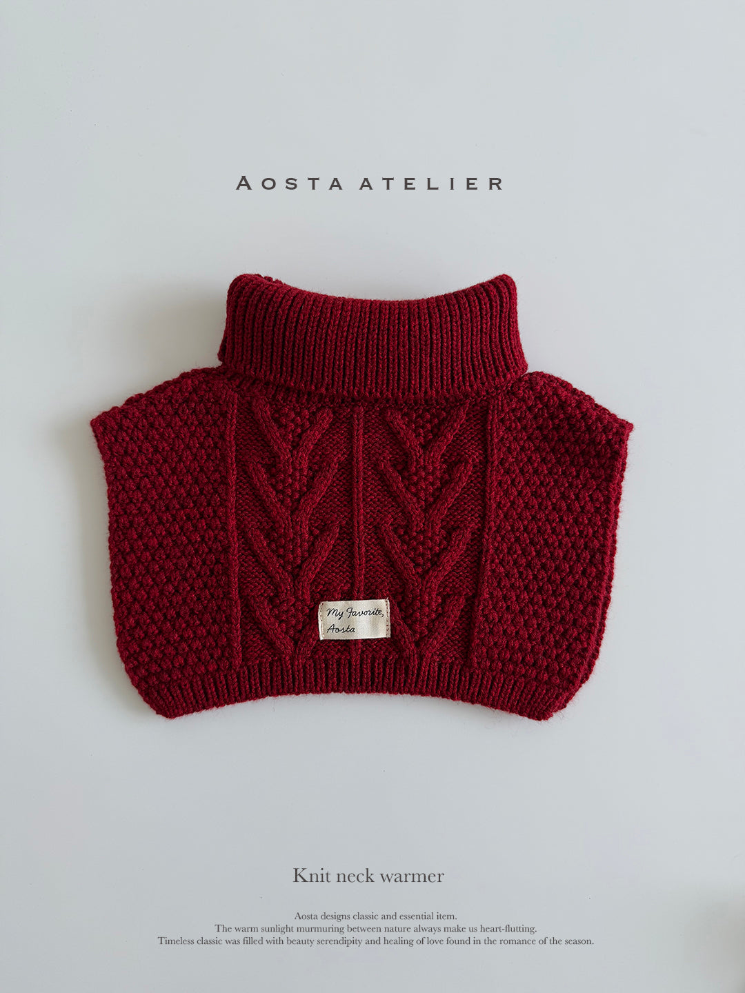 [Preorder] Knit Neck Warmer