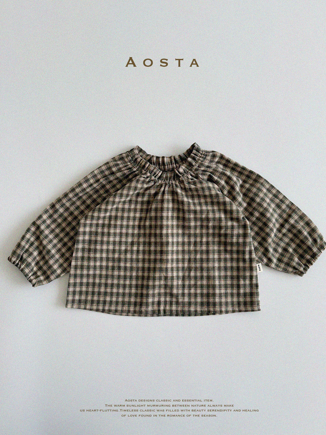 [Preorder] Le Check Blouse