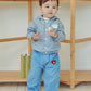 (1-3Y) Plaid Windbreaker Jacket